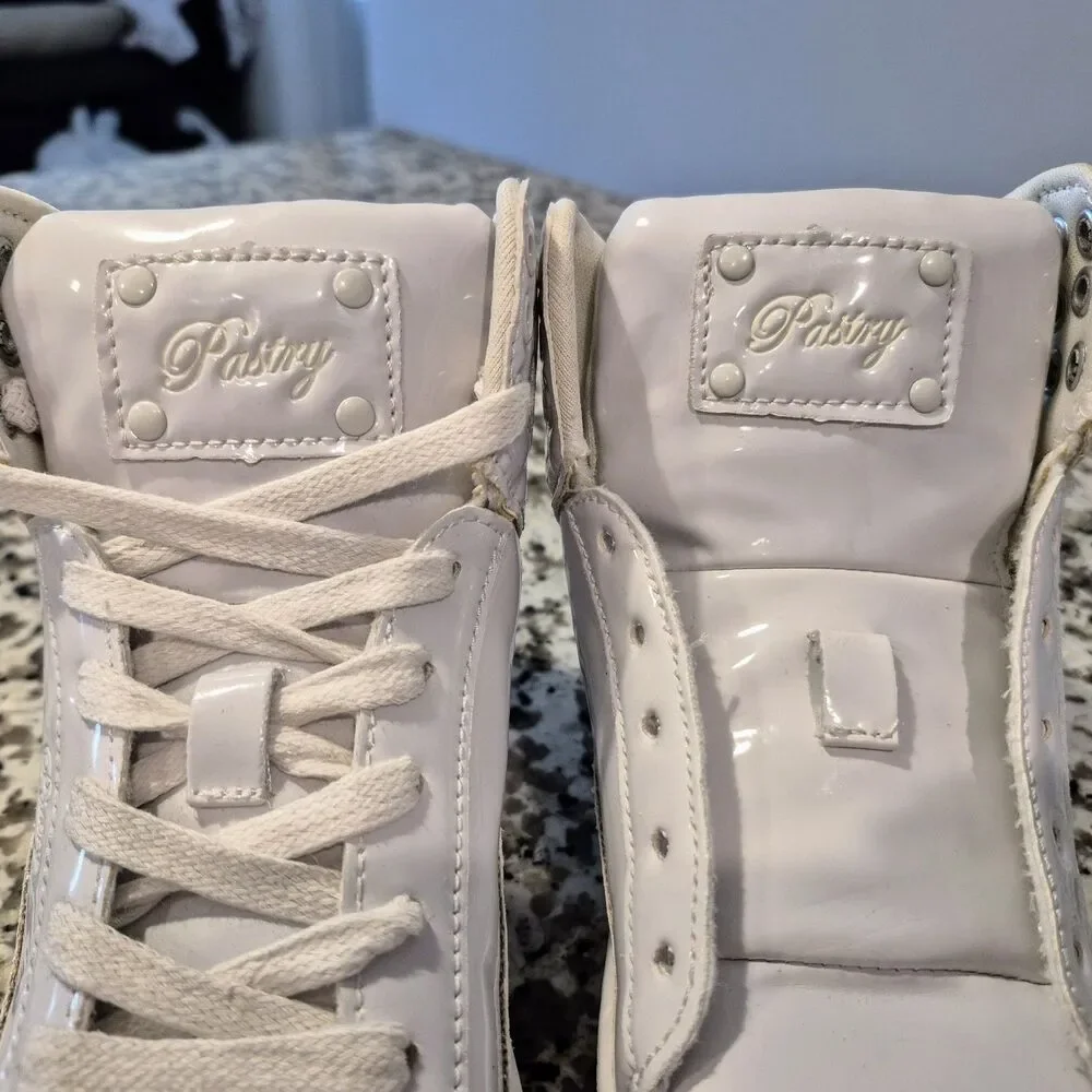 Pastry Pop Tart Glitter High-Top Sneaker Dance Shoes US Size 2M PK151005 Glitter